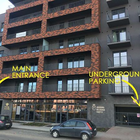 Navyblue Apartment Cracow Free Parking Tv Krakov Exteriér fotografie